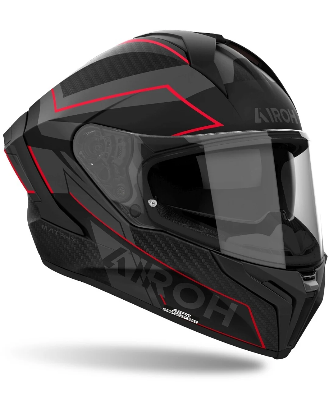 Шосейна каска AIROH MATRYX SENTINEL RED MATT