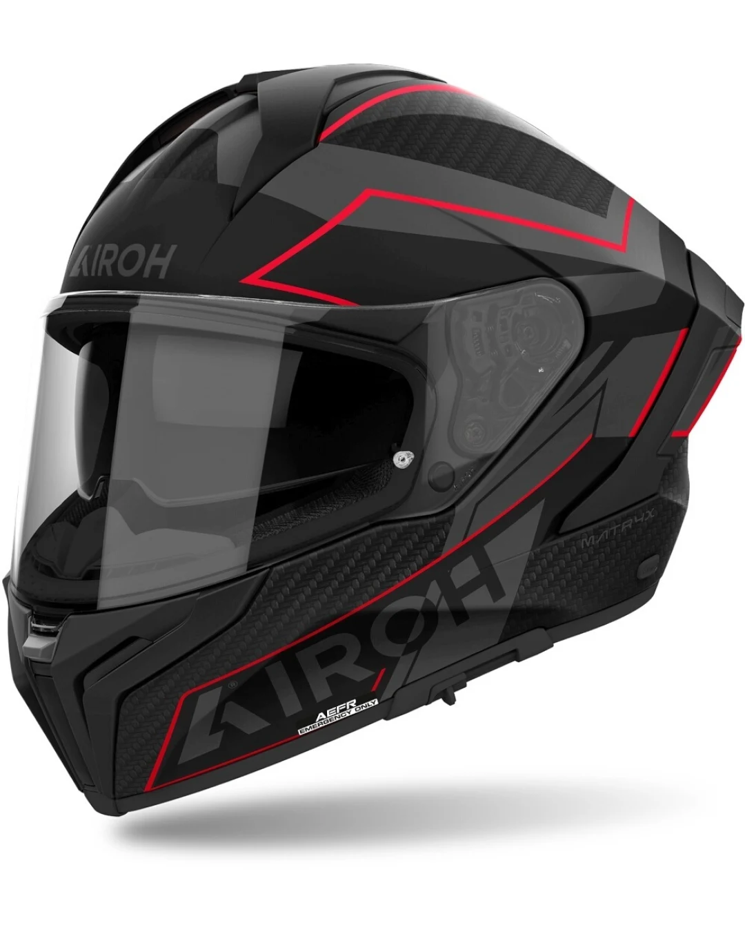 Шосейна каска AIROH MATRYX SENTINEL RED MATT