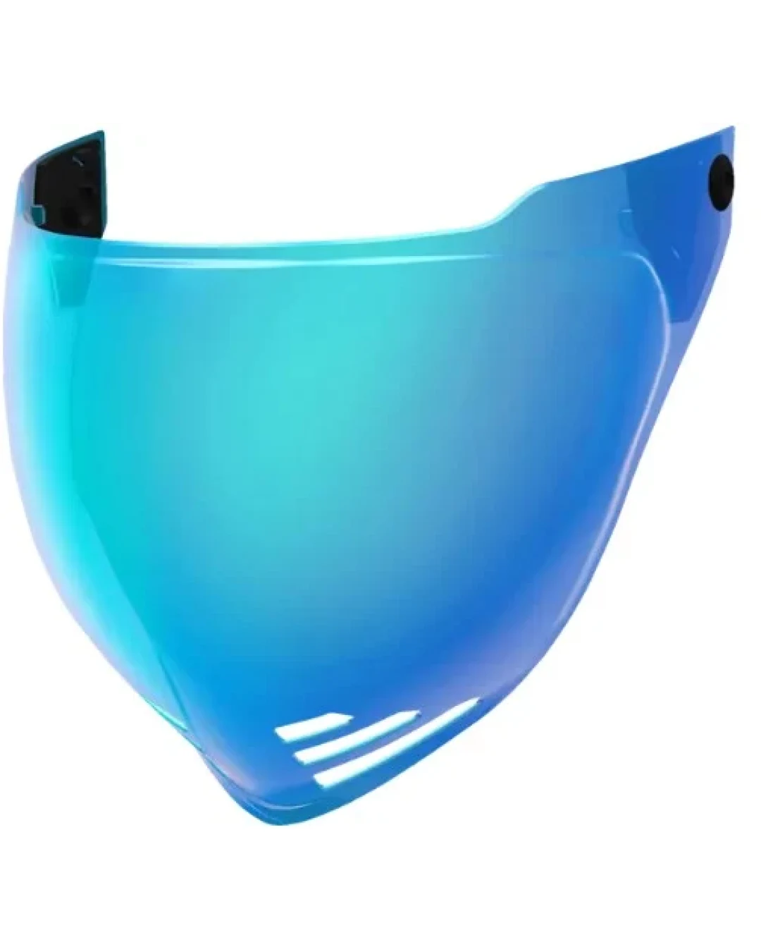 Син иридиев визьор за каска ICON DOMAIN BOATDRINK BLUE