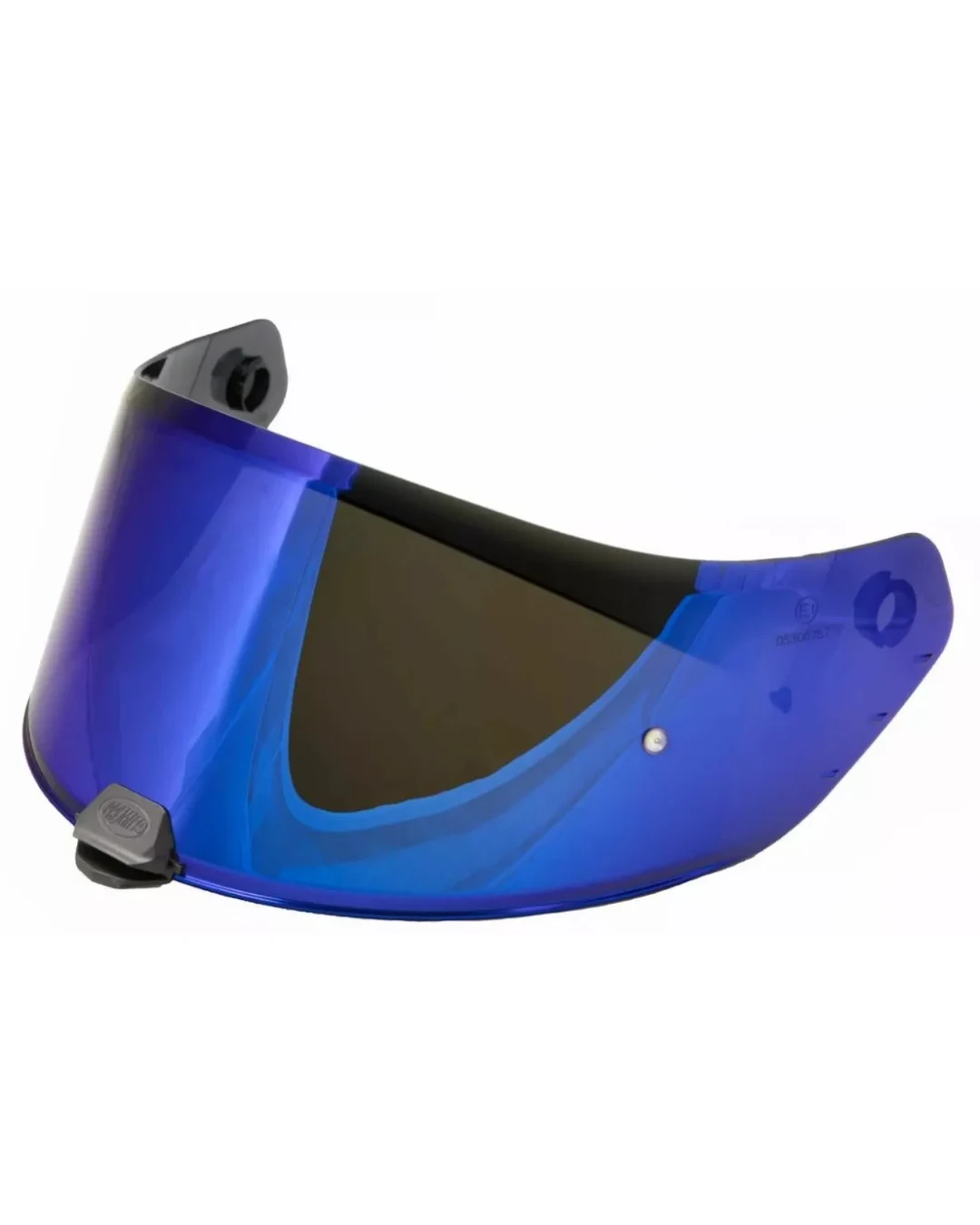 Син иридиев визьор за каска PREMIER HYPER/DEVIL BLUE CHROMED