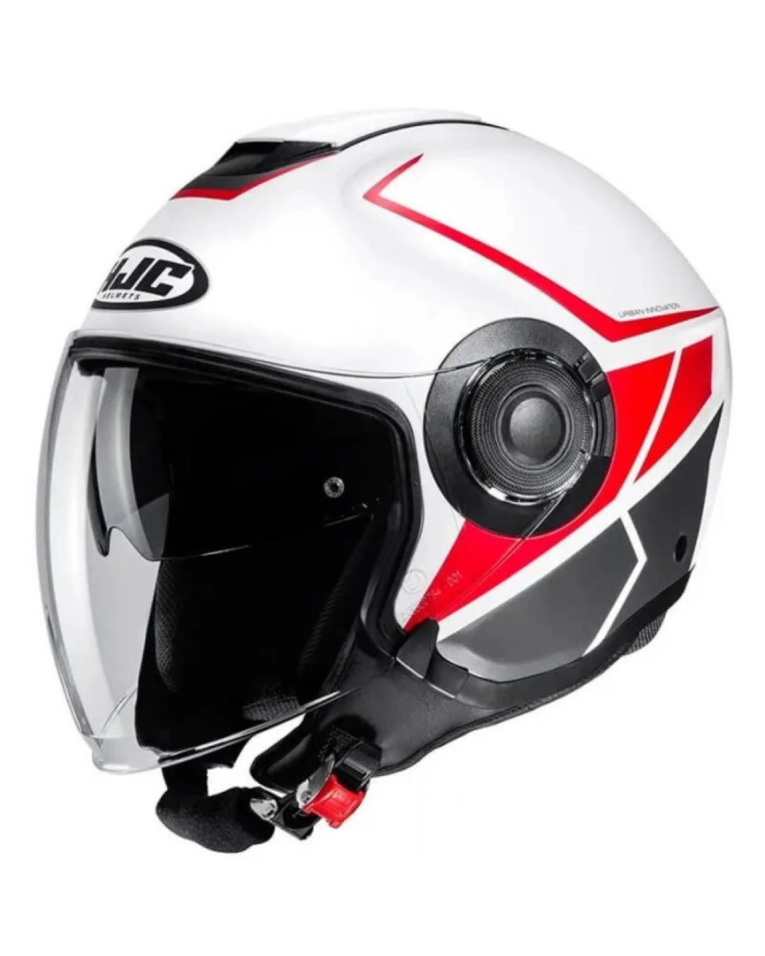 Скутер каска HJC i40 Camet WHITE/RED