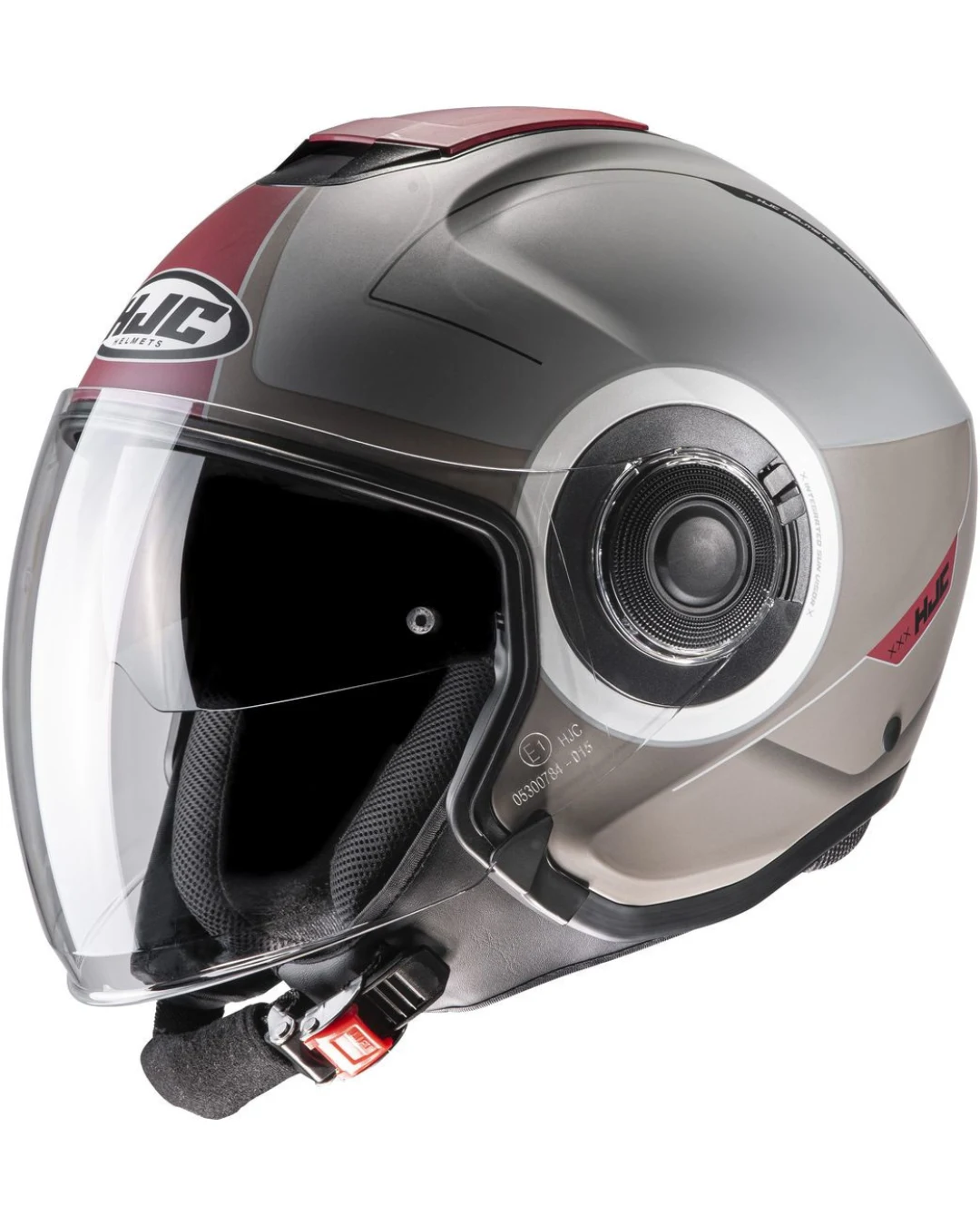 Скутер каска HJC i40 PANADI GRAY/RED