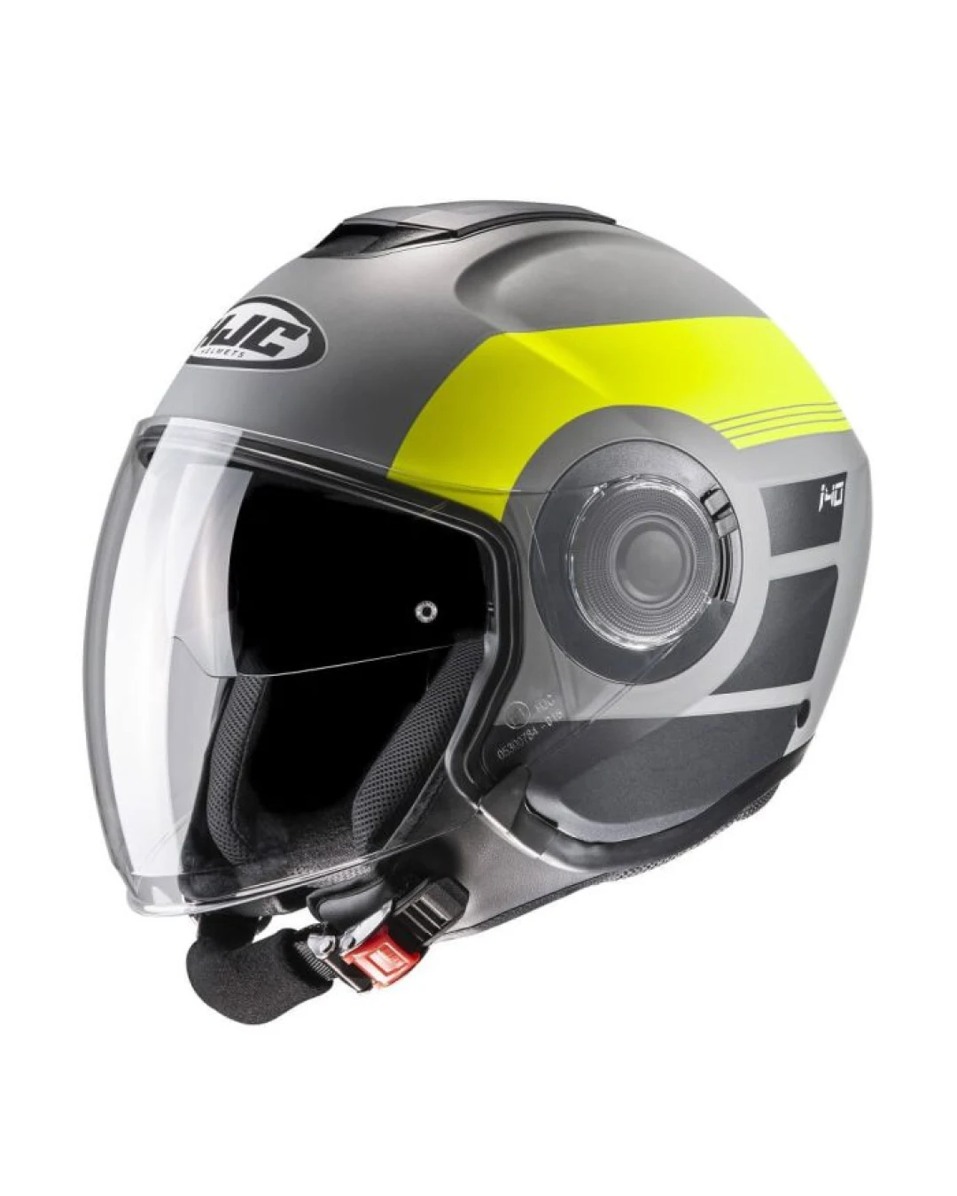 Скутер каска HJC i40 SPINA FLUO YELLOW