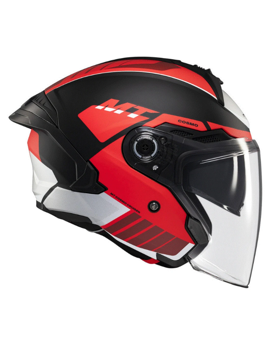 Скутер каска MT COSMO SV CRUISER B5 RED