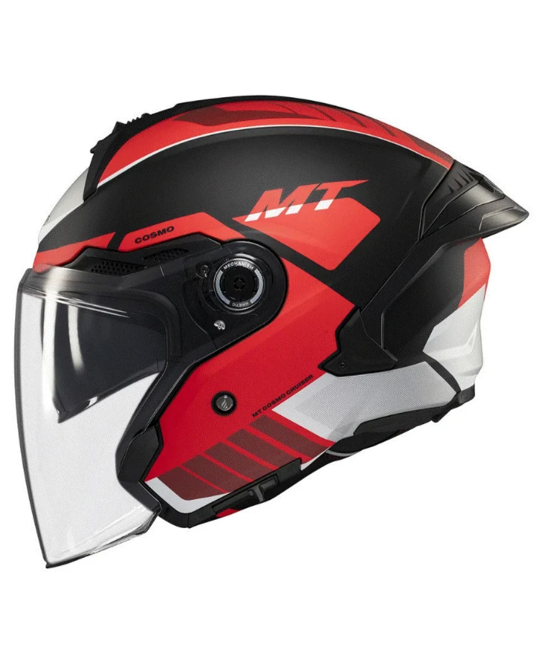 Скутер каска MT COSMO SV CRUISER B5 RED