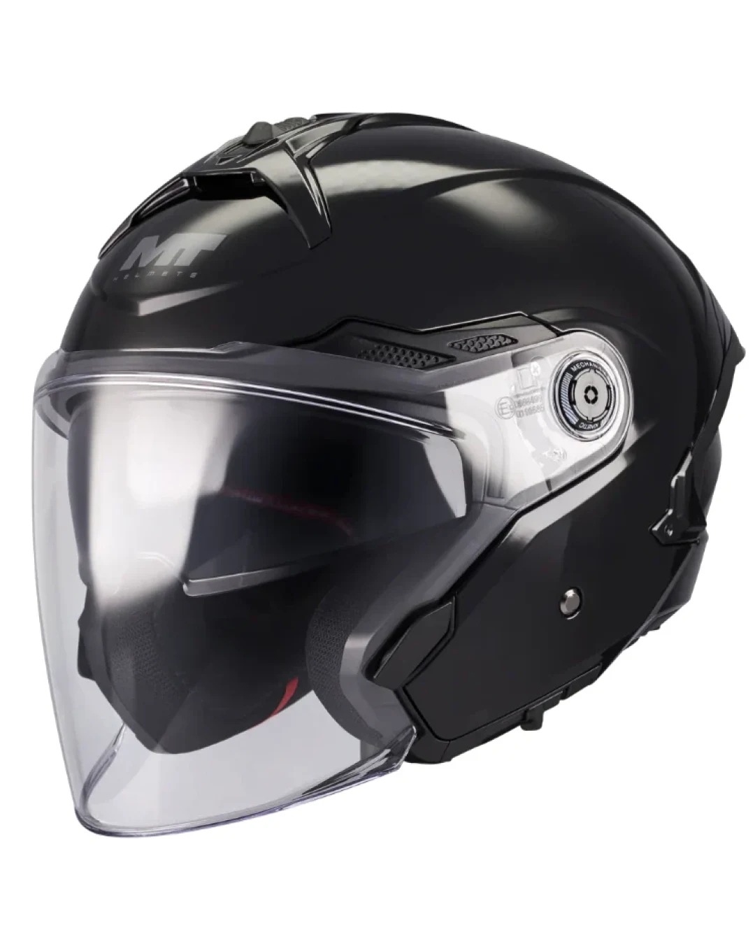 Скутер каска MT COSMO SV PURE A1 BLACK GLOSS