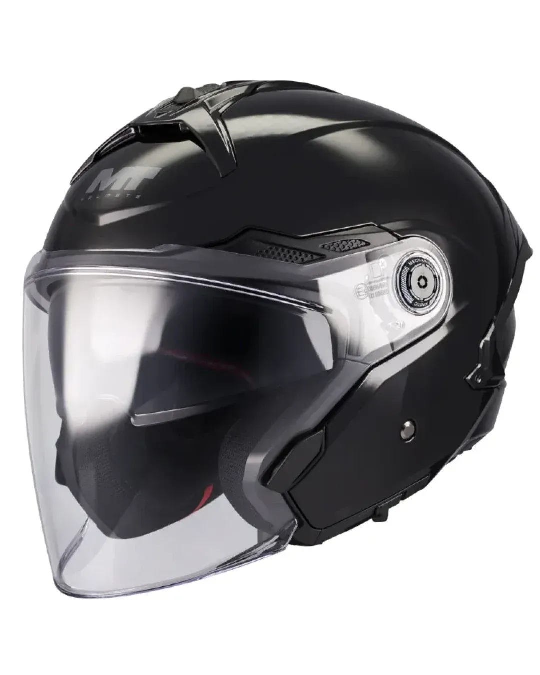 Скутер каска MT COSMO SV PURE A1 BLACK GLOSS