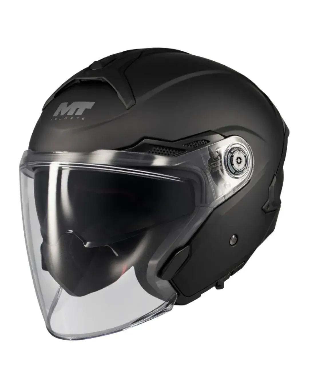 Скутер каска MT COSMO SV PURE A1 BLACK MATT