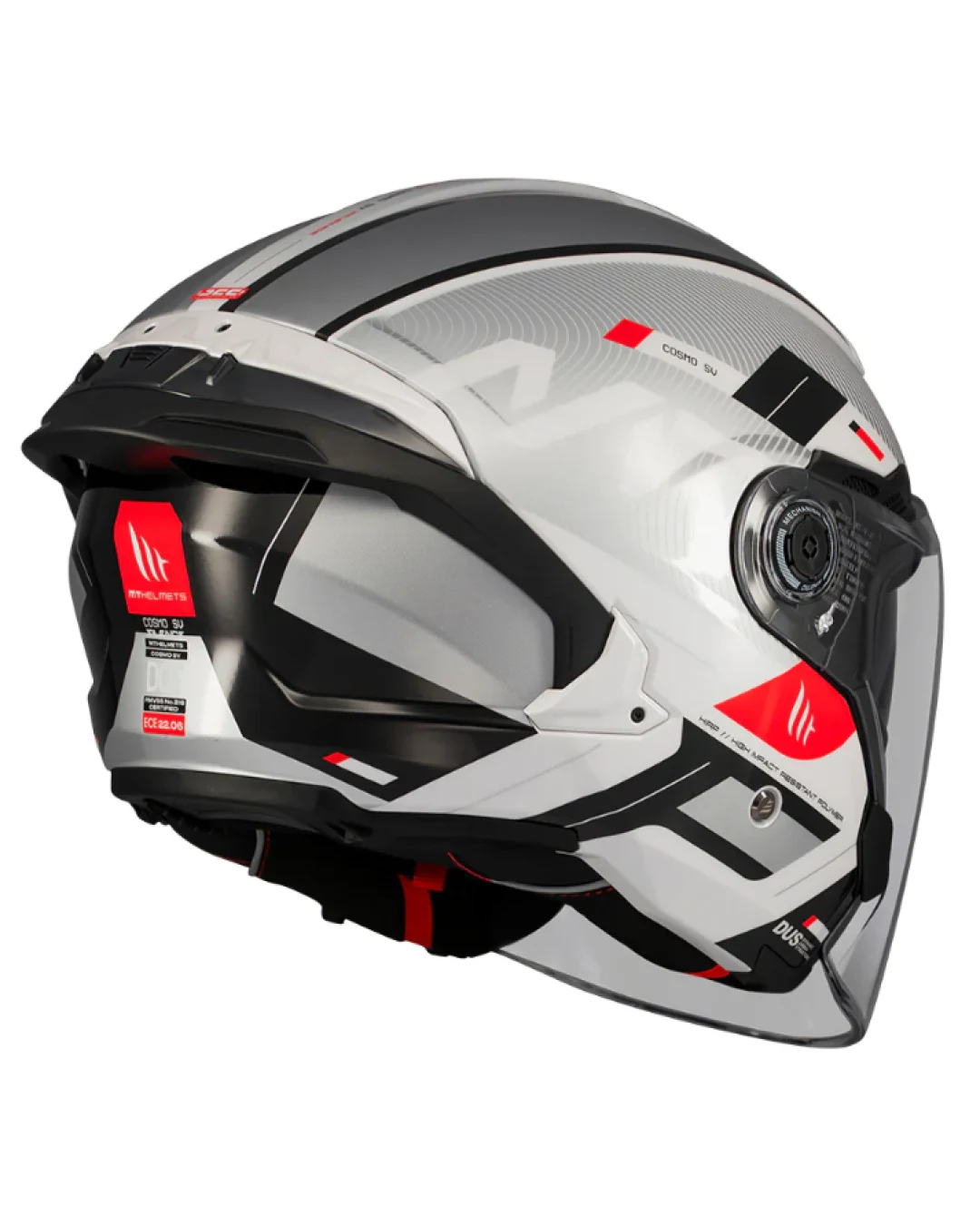 Скутер каска MT COSMO SV SILENCE A2 GREY GLOSS