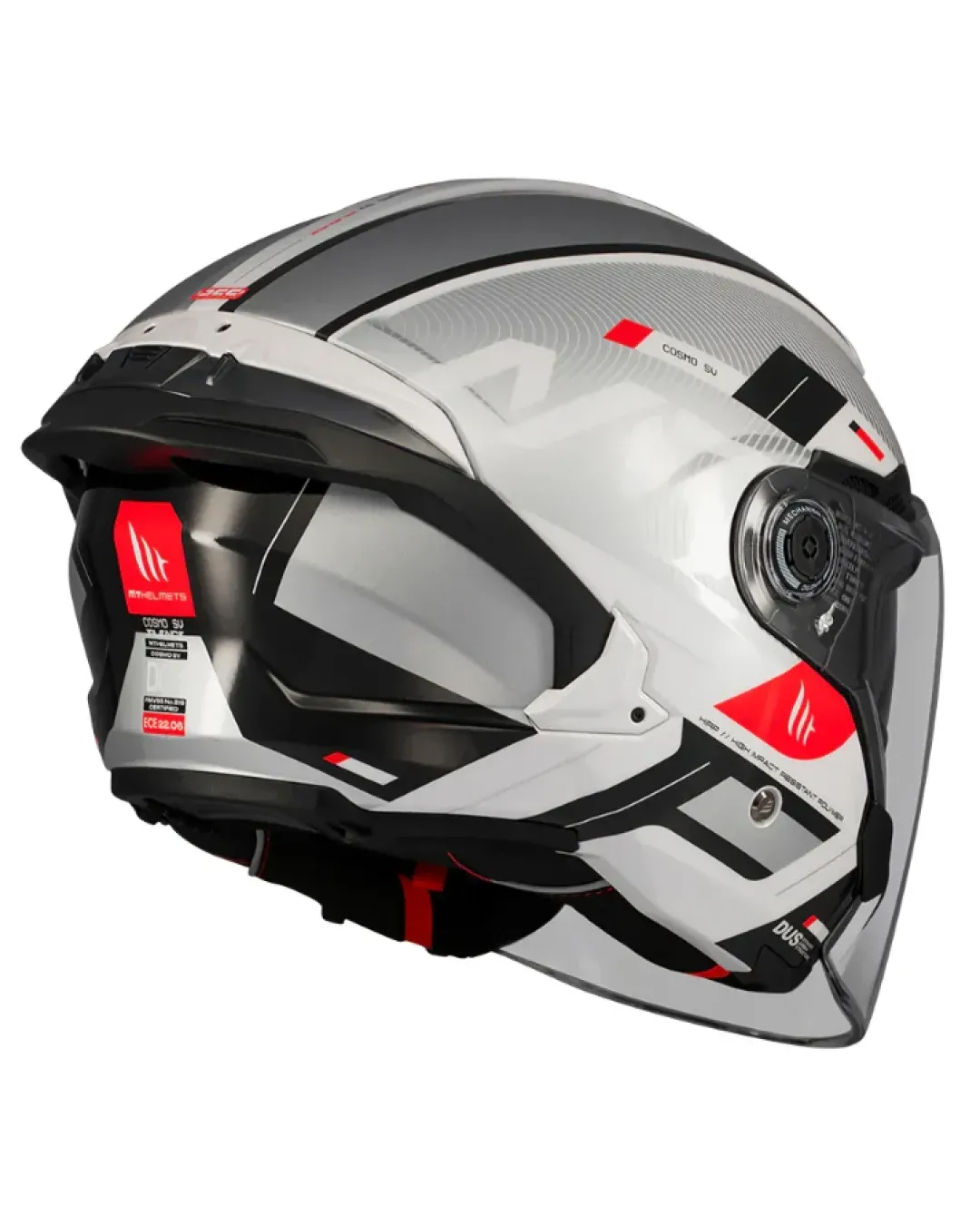 Скутер каска MT COSMO SV SILENCE A2 GREY GLOSS