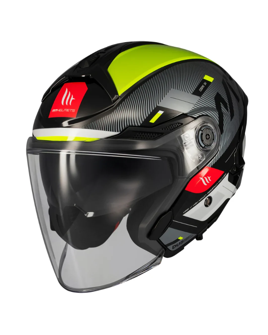 Скутер каска MT COSMO SV SILENCE B3 YELLOW GLOSS