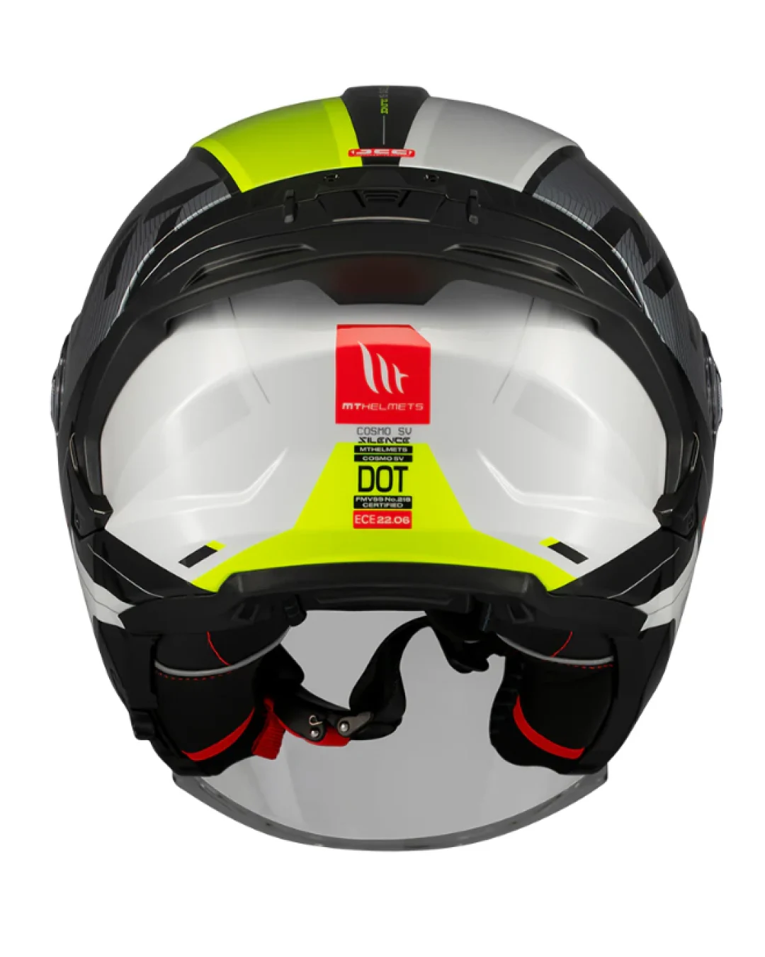 Скутер каска MT COSMO SV SILENCE B3 YELLOW GLOSS