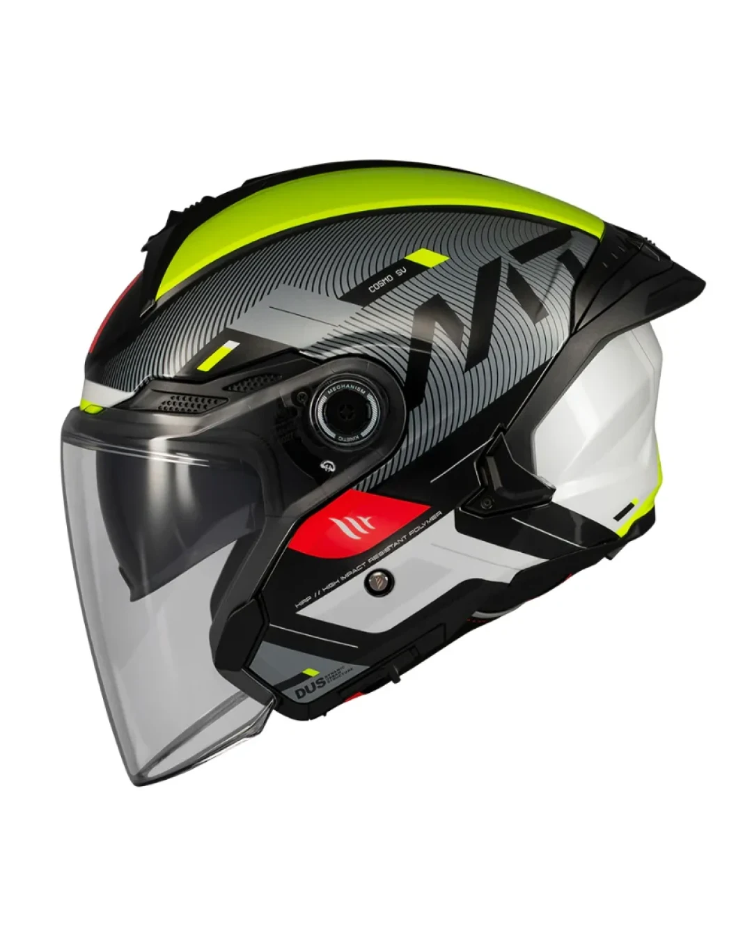 Скутер каска MT COSMO SV SILENCE B3 YELLOW GLOSS