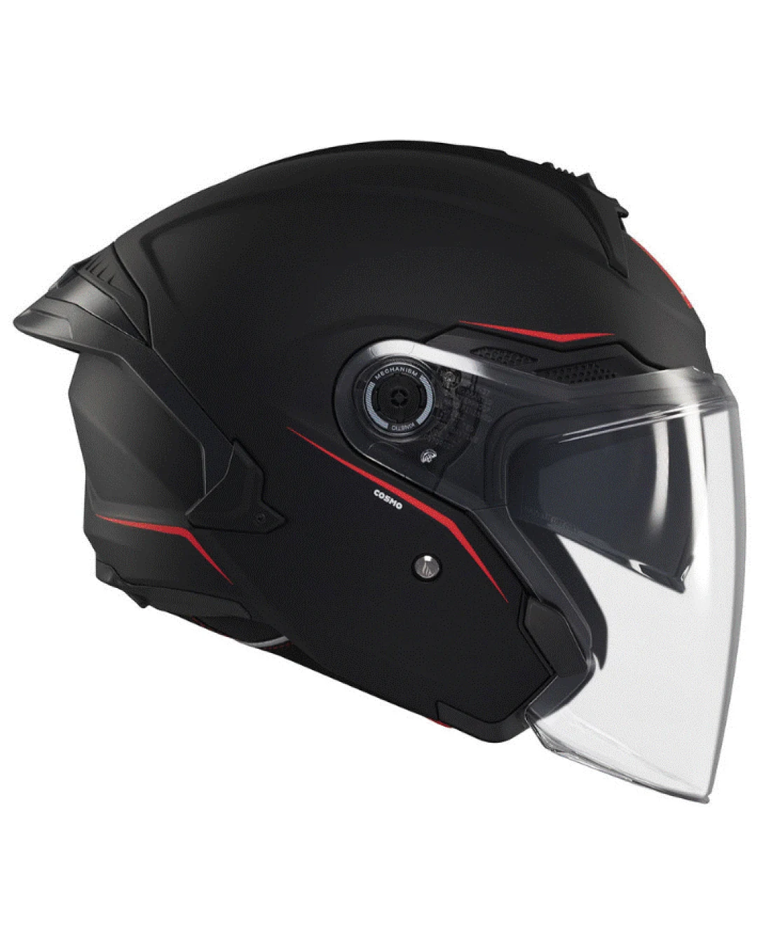 Скутер каска MT COSMO SV SOLID A1 MATT BLACK