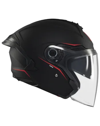 Скутер каска MT COSMO SV SOLID A1 MATT BLACK