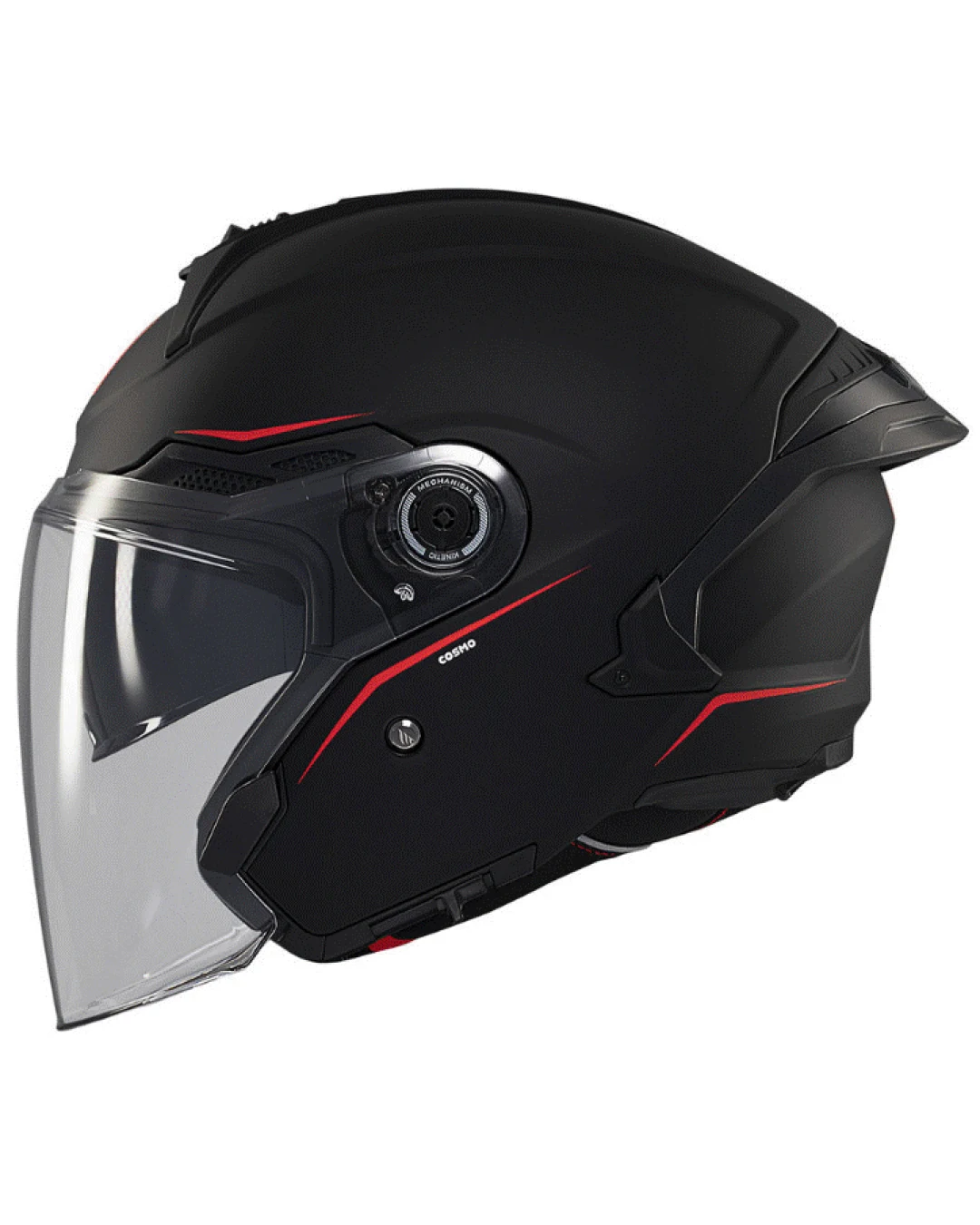 Скутер каска MT COSMO SV SOLID A1 MATT BLACK