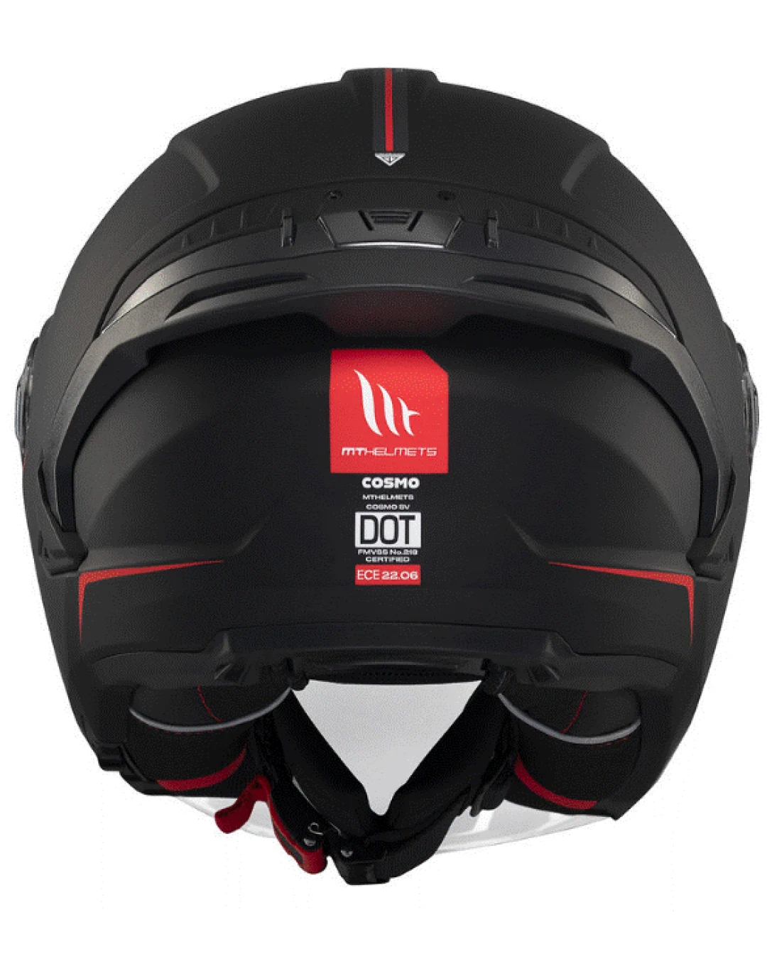 Скутер каска MT COSMO SV SOLID A1 MATT BLACK