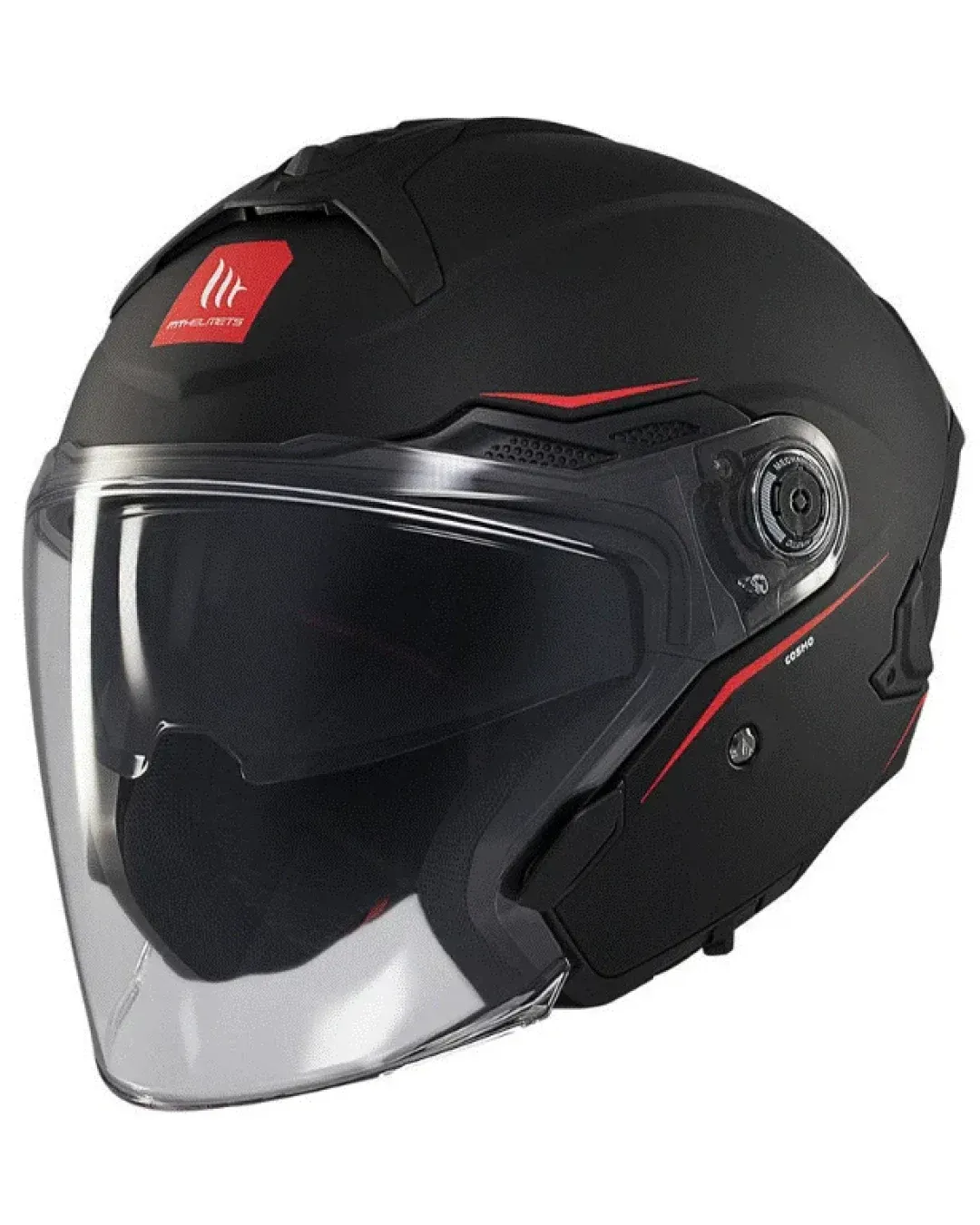 Скутер каска MT COSMO SV SOLID A1 MATT BLACK