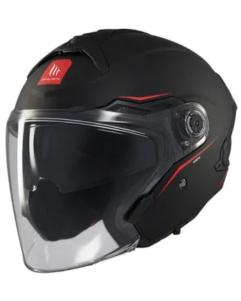 Скутер каска MT COSMO SV SOLID A1 MATT BLACK