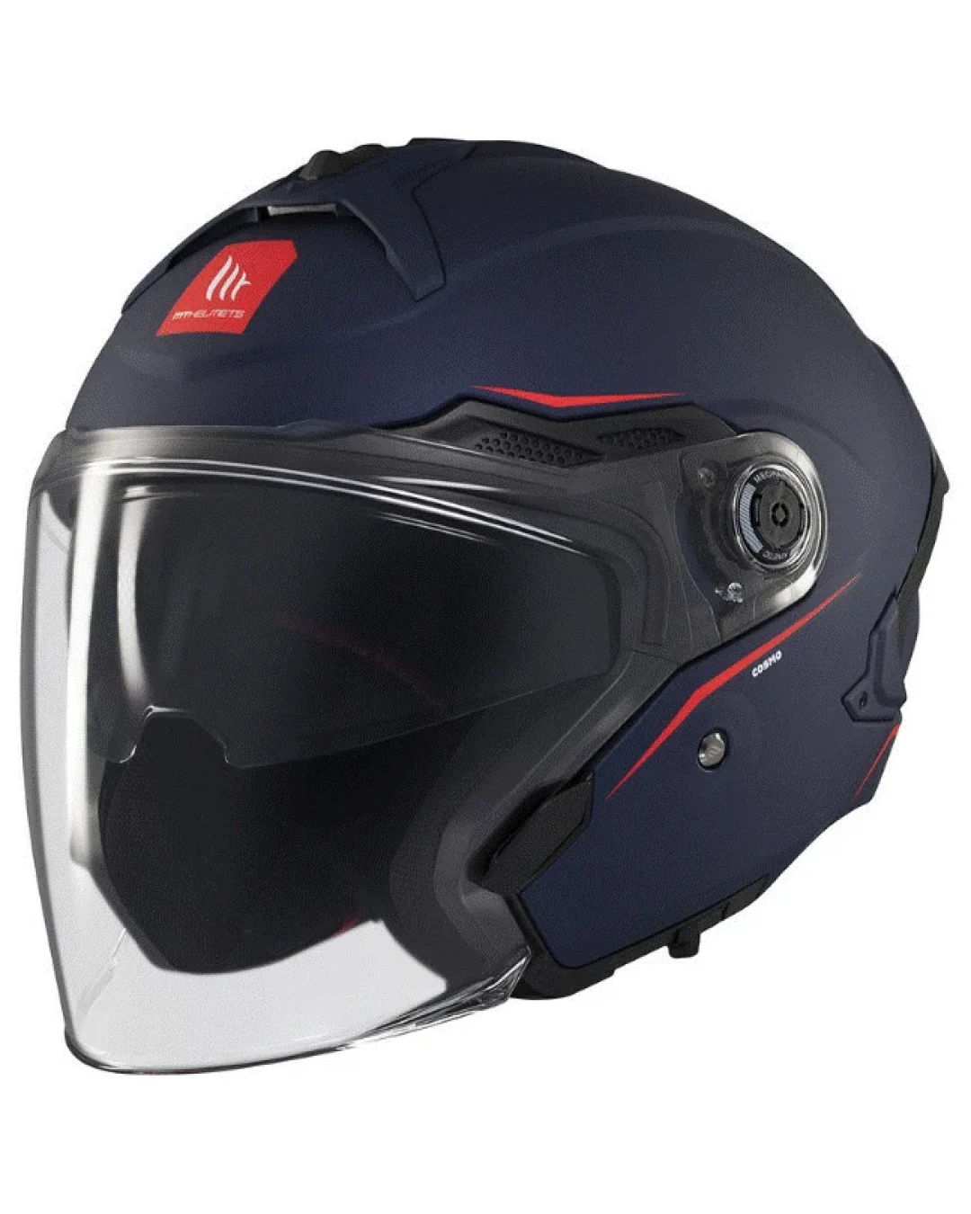 Скутер каска MT COSMO SV SOLID A7 MATT BLUE