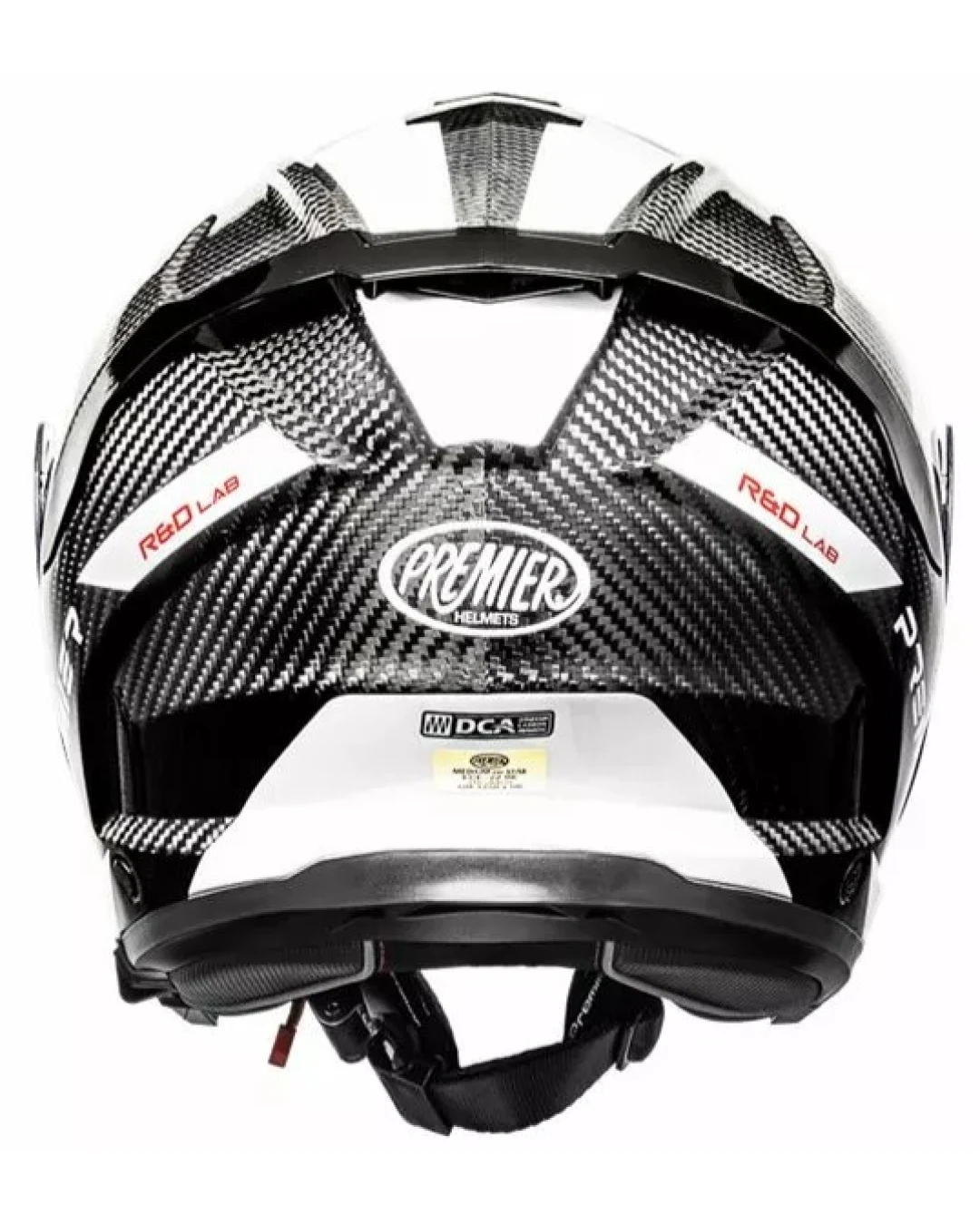 Скутерова каска Premier JT5 Carbon MA 8 BLACK/WHITE