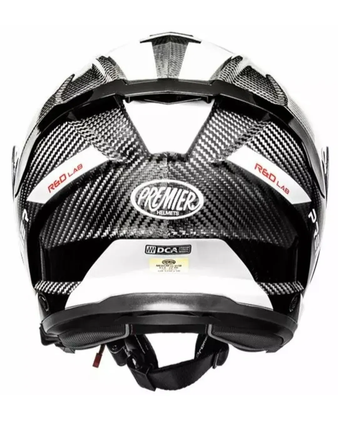 Скутерова каска Premier JT5 Carbon MA 8 BLACK/WHITE