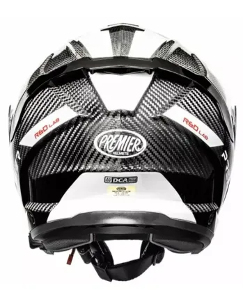 Скутерова каска Premier JT5 Carbon MA 8 BLACK/WHITE