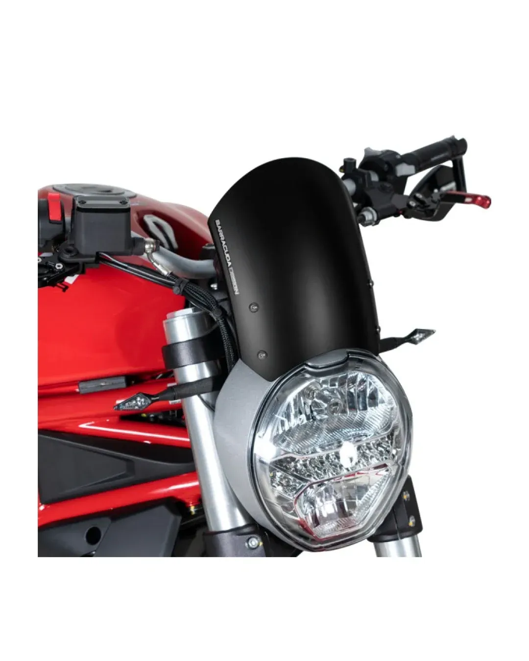 Слюда BARRACUDA DUCATI SCREEN CLASSIC ALUMINUM BLACK