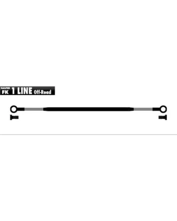 Спирачен маркуч Galfer METALLIC LINES 1 TUBE WITH PROTECTOR BLACK-BRASS FK103C668R