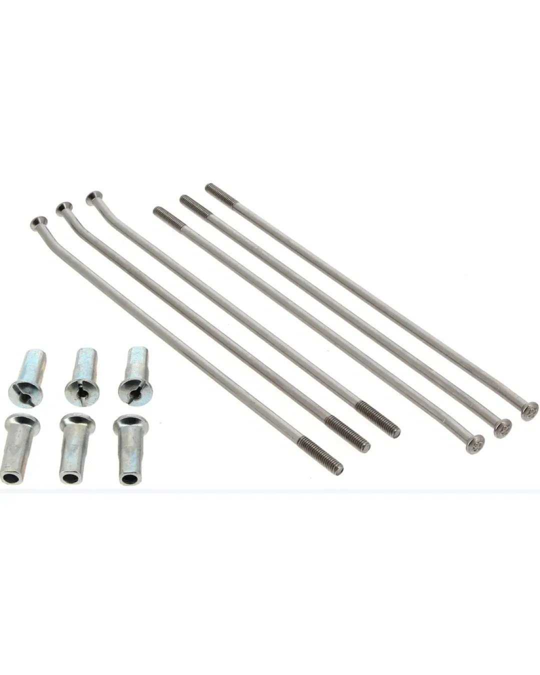 Спици и нипели RFX 17" Spokes set - Silver/Silver 36 spokes