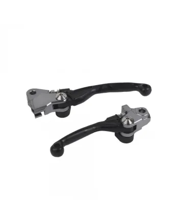 Спортни лостчета POLISPORT Pivot Lever Set HQV TE/FE (22->)  GASGAS EC 250 / EC-F 250/350 (21->) BLACK