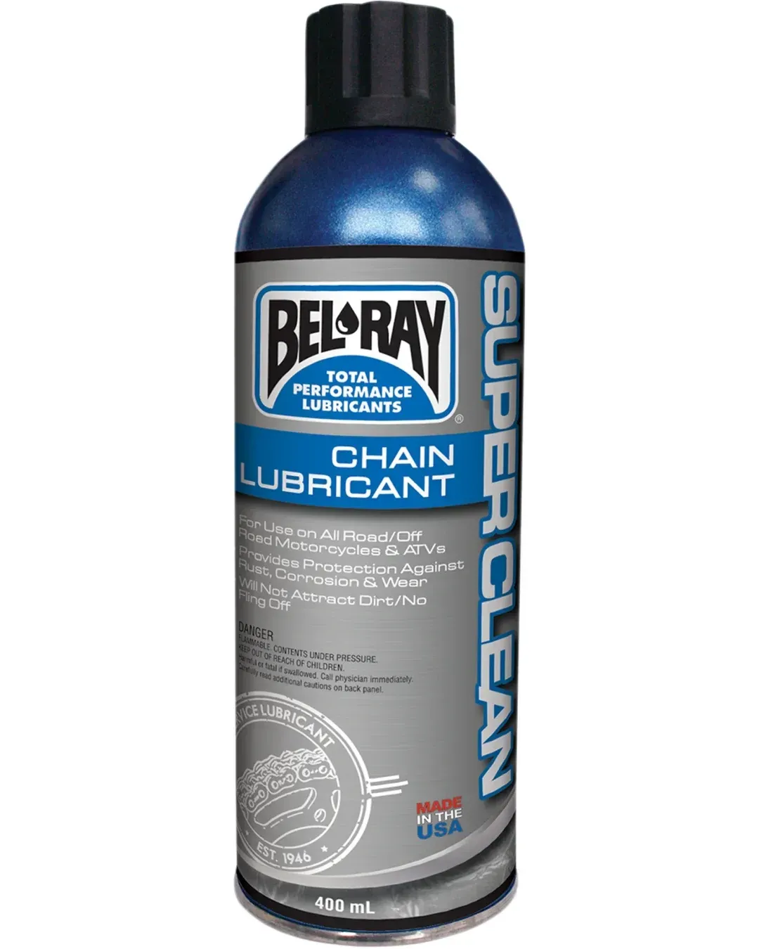 Спрей BEL-RAY Super Clean Chain Lube 400ml
