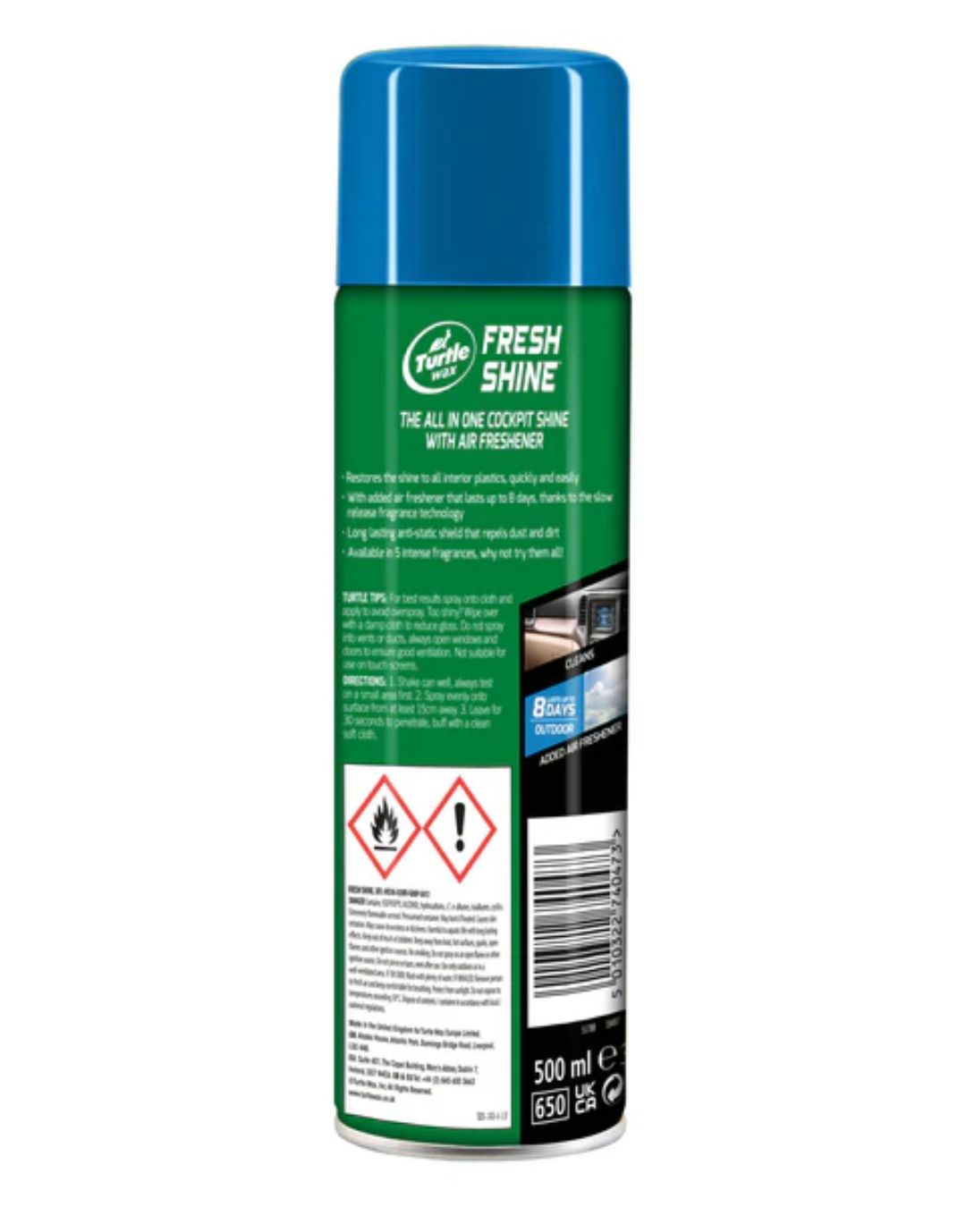 Спрей за табло Turtle Wax Fresh Shine 500 ml Outdoor