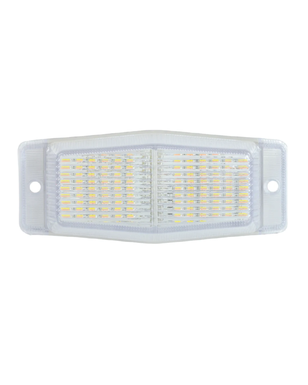 Стационарна LED Габаритна лампа с 2 светлини - Жълто/Бяло 24 диода 24V
