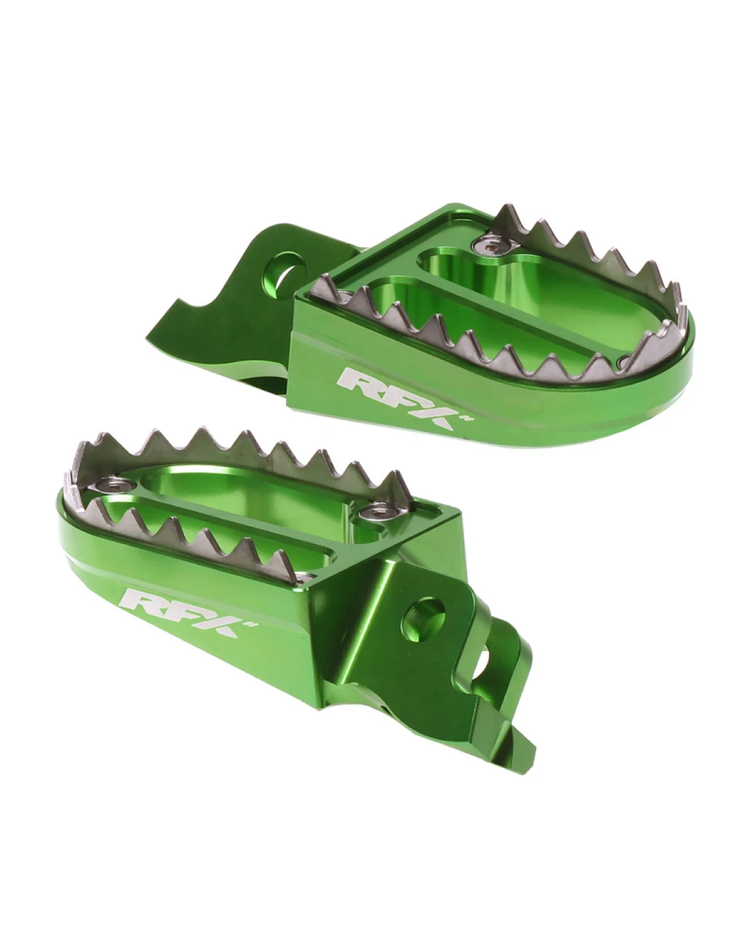 Степенки RFX Pro Series 2 Footrests (Green) - Kawasaki KXF250/450