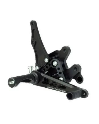 Степенки R&G RACING black adjustable rearsets Kawasaki ZX-10R 16-25
