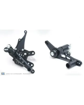 Степенки R&G RACING Rearsets Black Kawasaki ZX10R 11-15