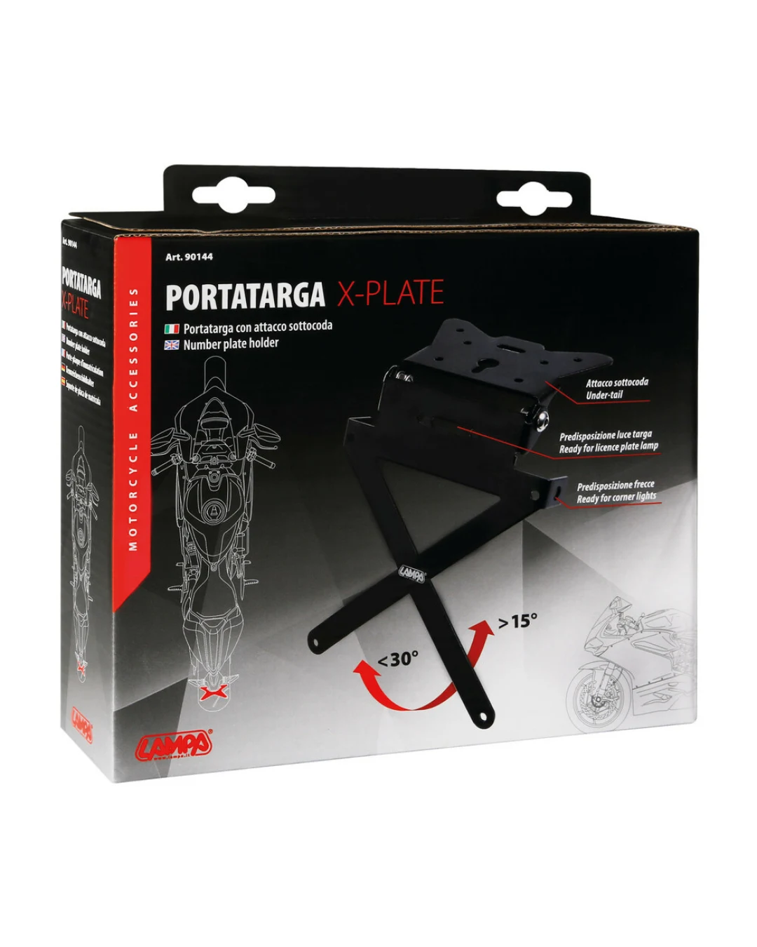 Стойка за номер – X-plate  90144