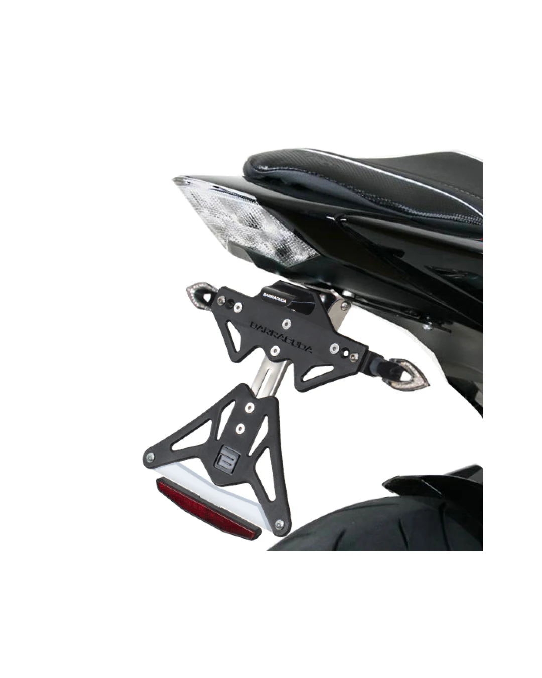 Стойка за номер BARRACUDA Kawasaki Z1000 (2007-09) Z750 (2007-14) Z750R (2011-15)