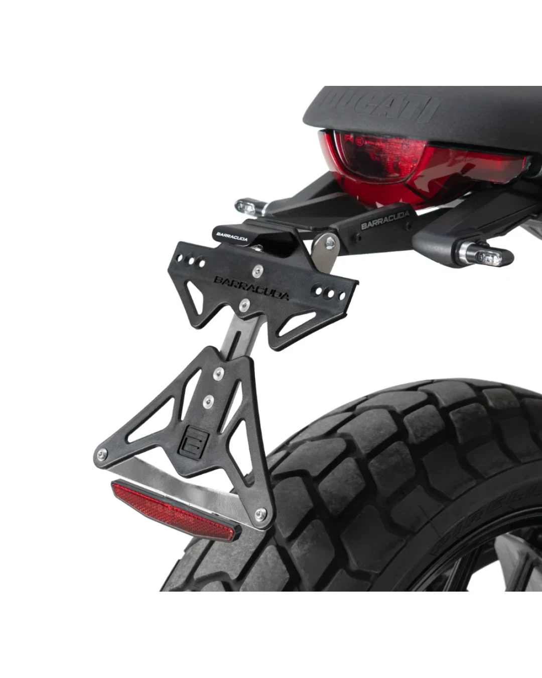 Стойка за номер BARRACUDA Scrambler Dark Icon 2026