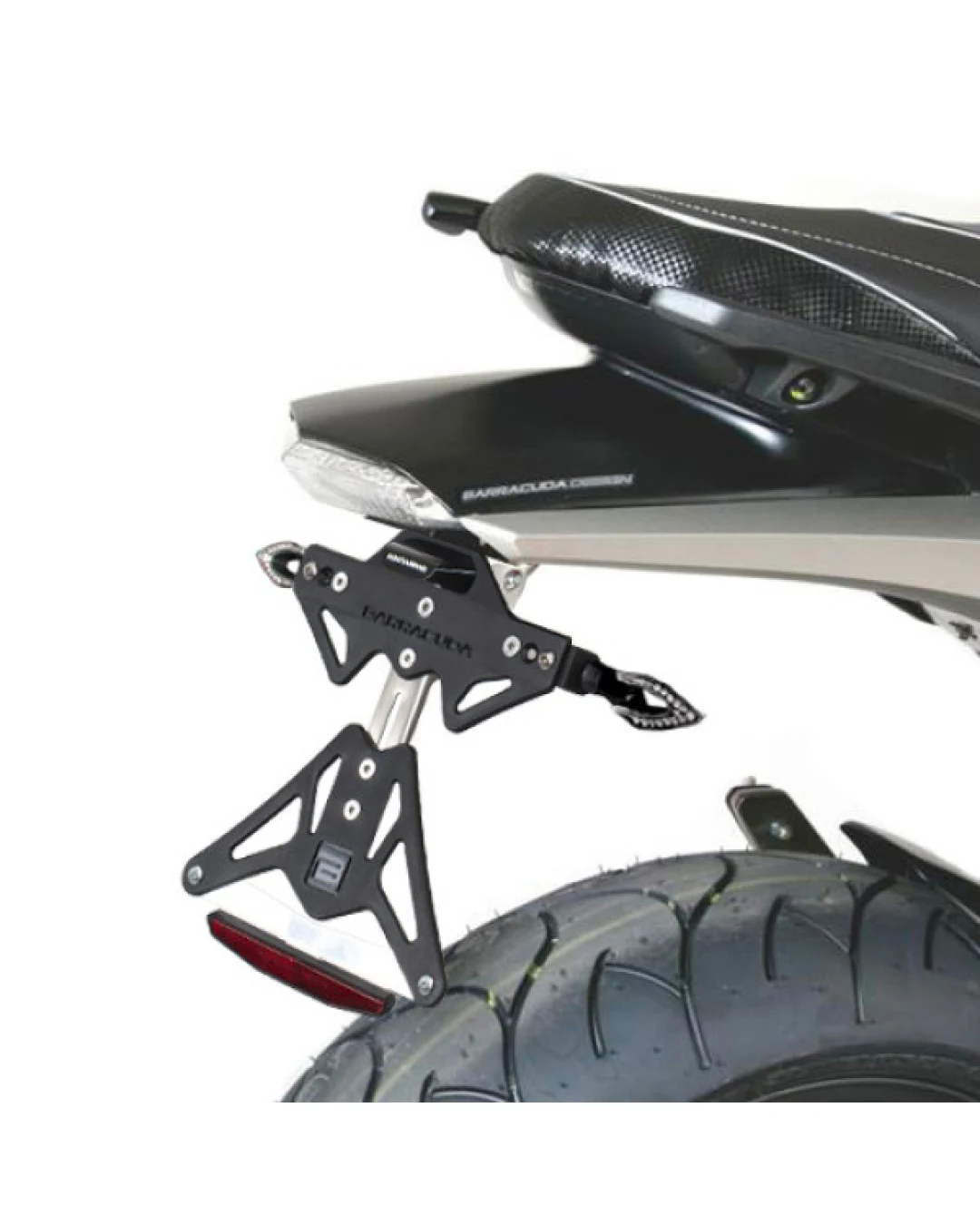 СТОЙКА ЗА НОМЕР Honda Hornet 600 (2007-2010)  с подкалник