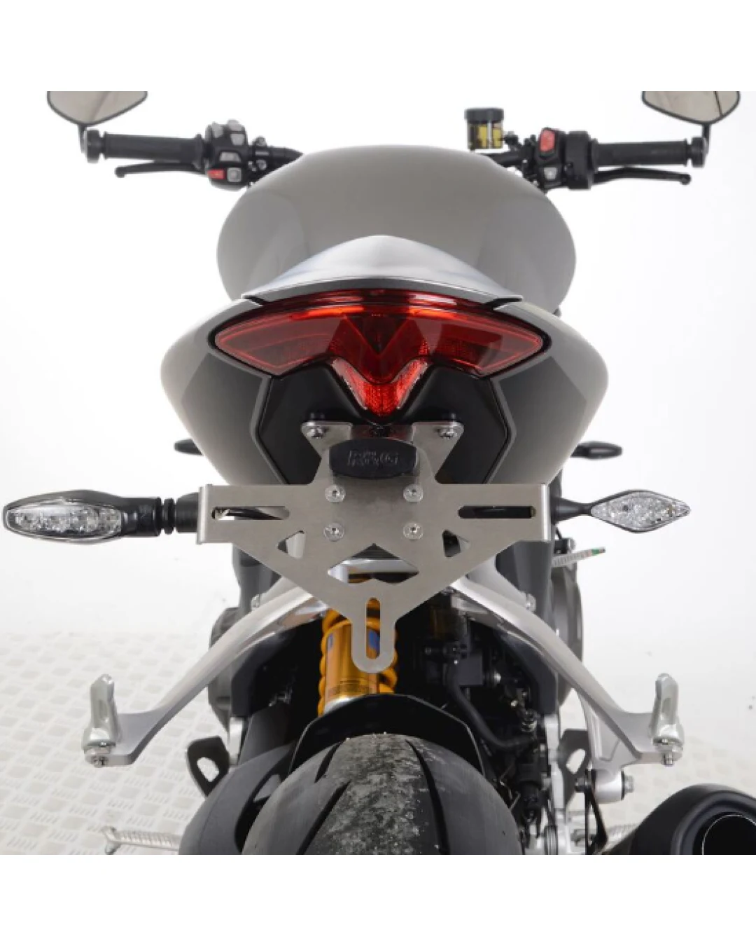 Стойка за номер R&G RACING Licence Plate Holder - Silver Triumph Speed Triple 1200 RS 21-24