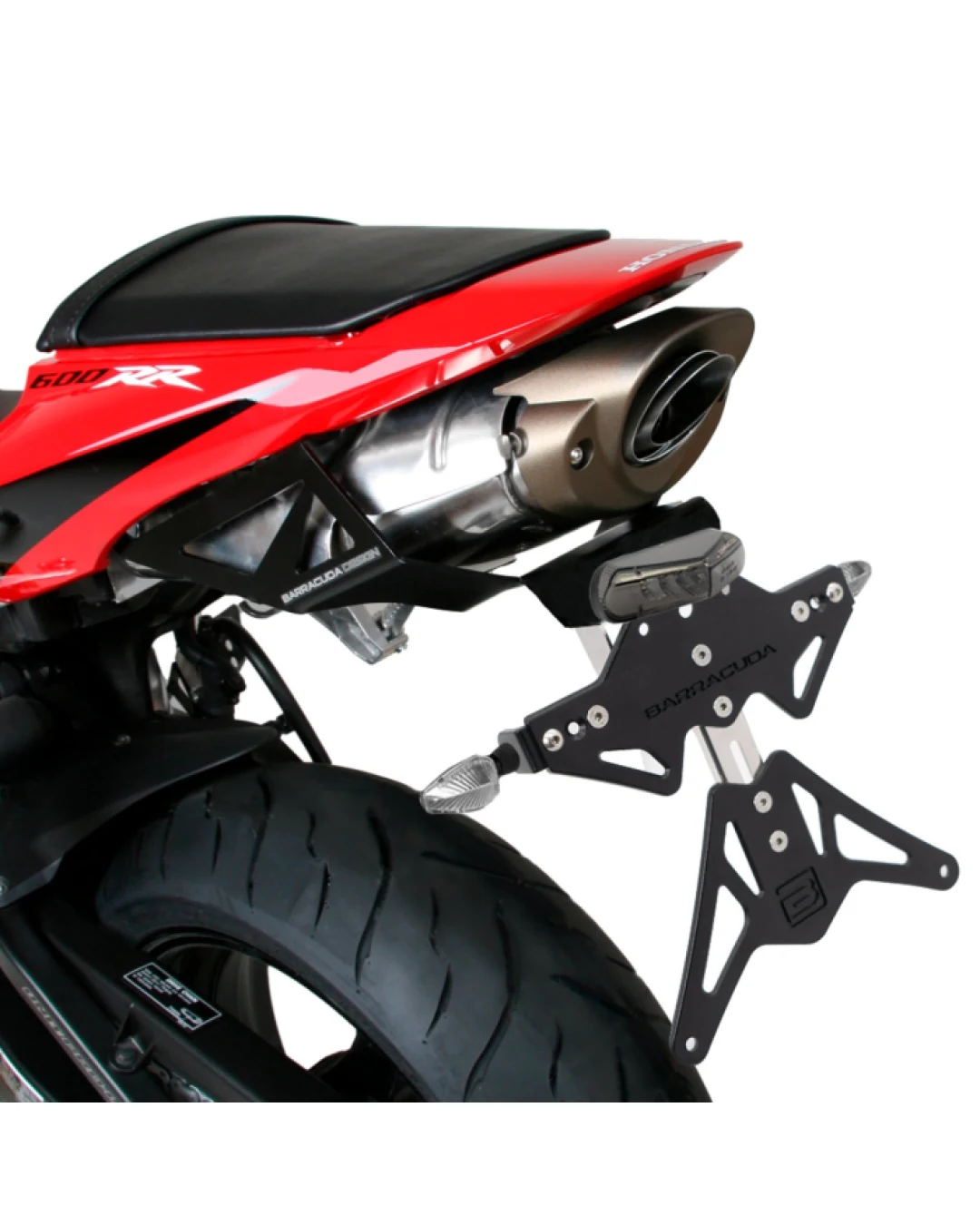 Стойка за номер с вградена задна светлина BARRACUDA Honda CBR 600RR (2007-12)
