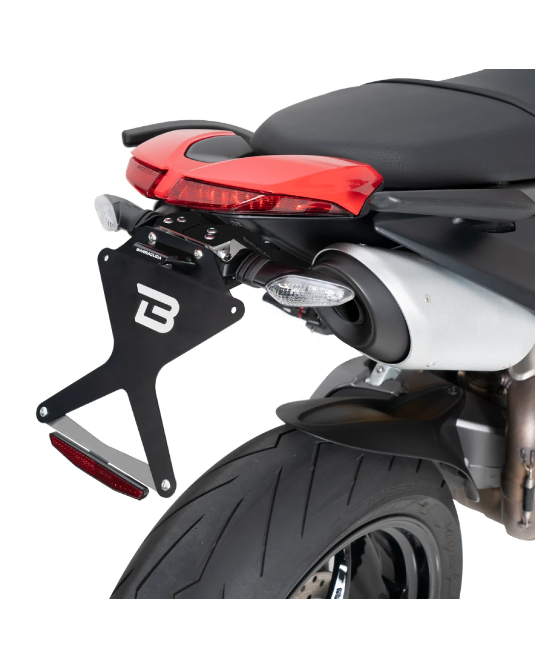 СТОЙКА ЗА НОМЕР ЗА ОРИГИНАЛНИ МИГАЧИ BARRACUDA Ducati Hypermotard 950