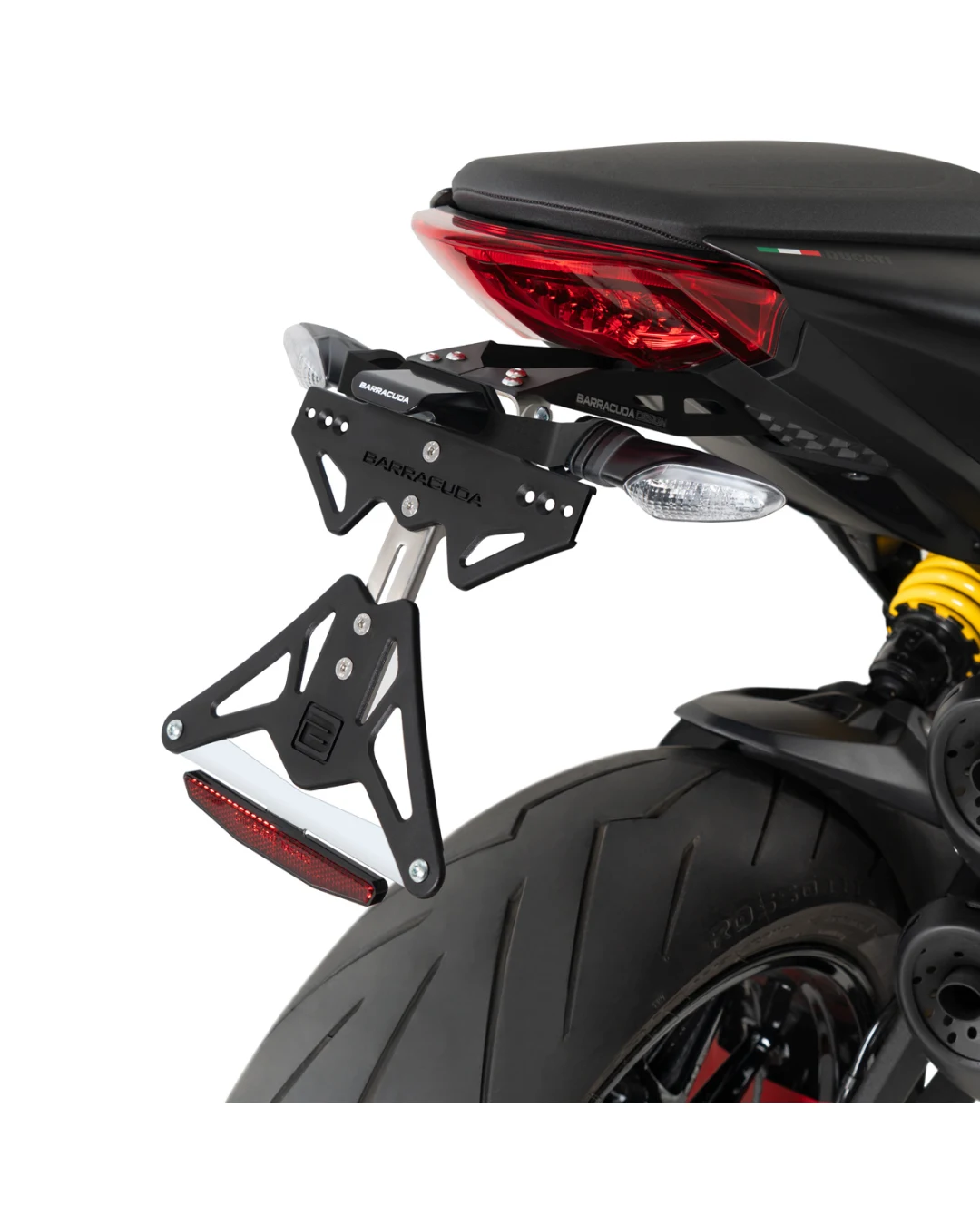 Стойка за номер  за оригинални мигачи BARRACUDA Ducati Monster 937 (2021-22)