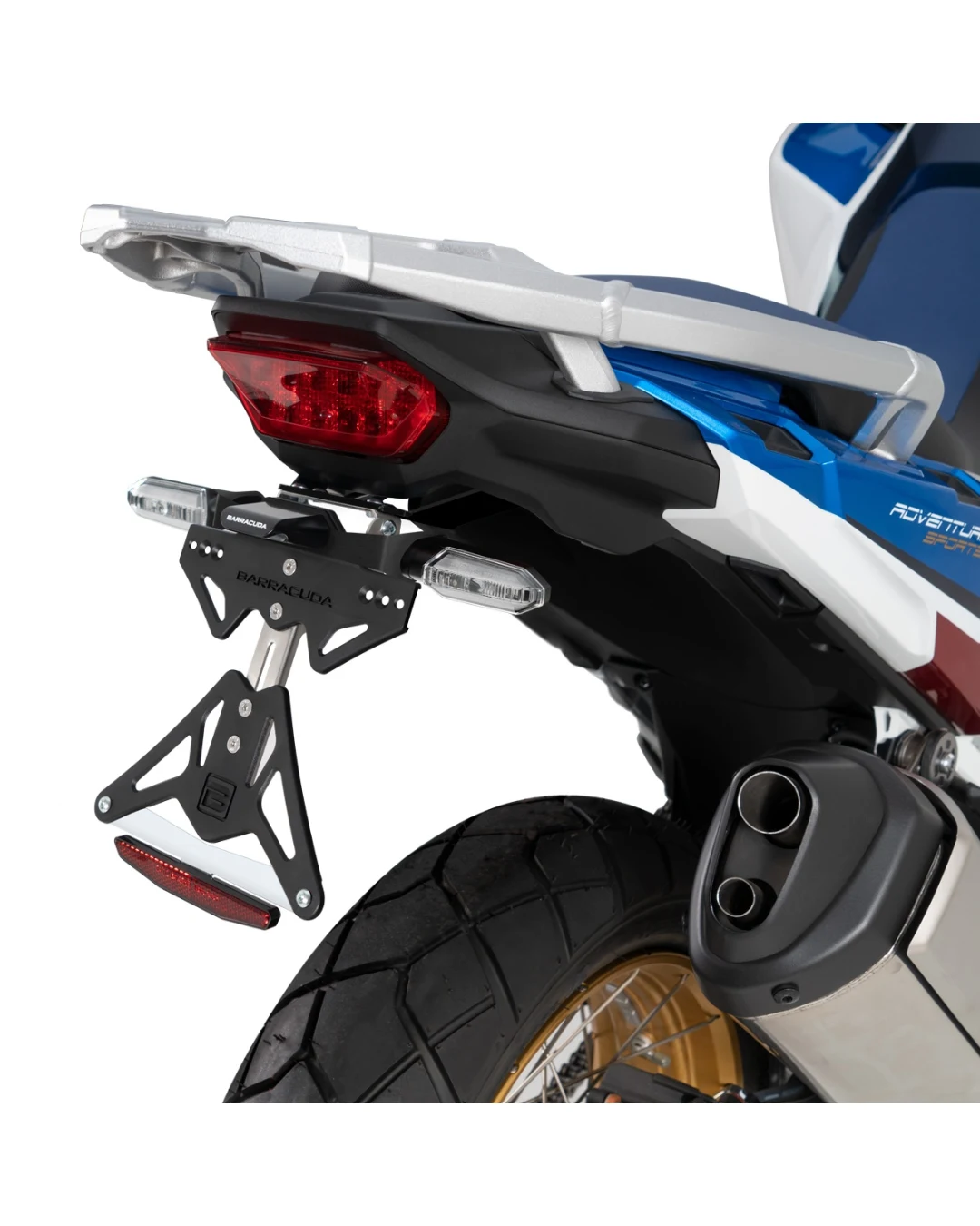 Стойка за номер за оригинални мигачи BARRACUDA Honda Africa Twin (2020-2022)