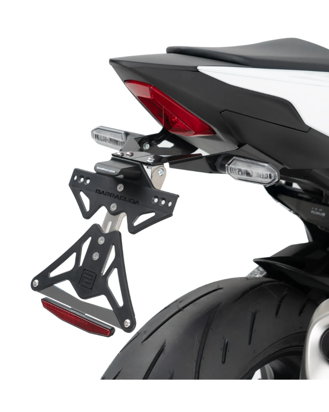 Стойка за номер за оригинални мигачи BARRACUDA Honda Hornet 1000 2025
