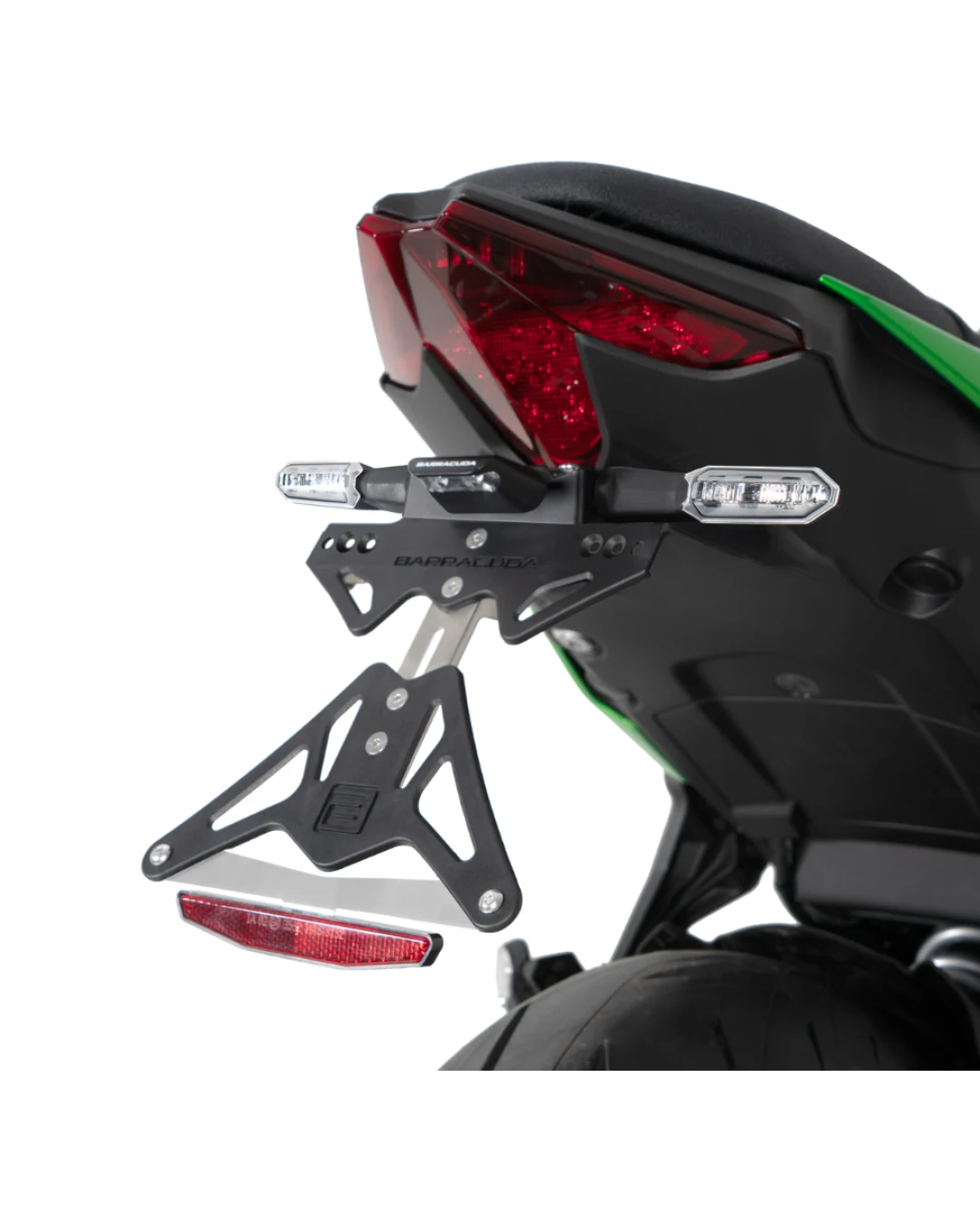 Стойка за номер за оригинални мигачи BARRACUDA Kawasaki Z650S 2026