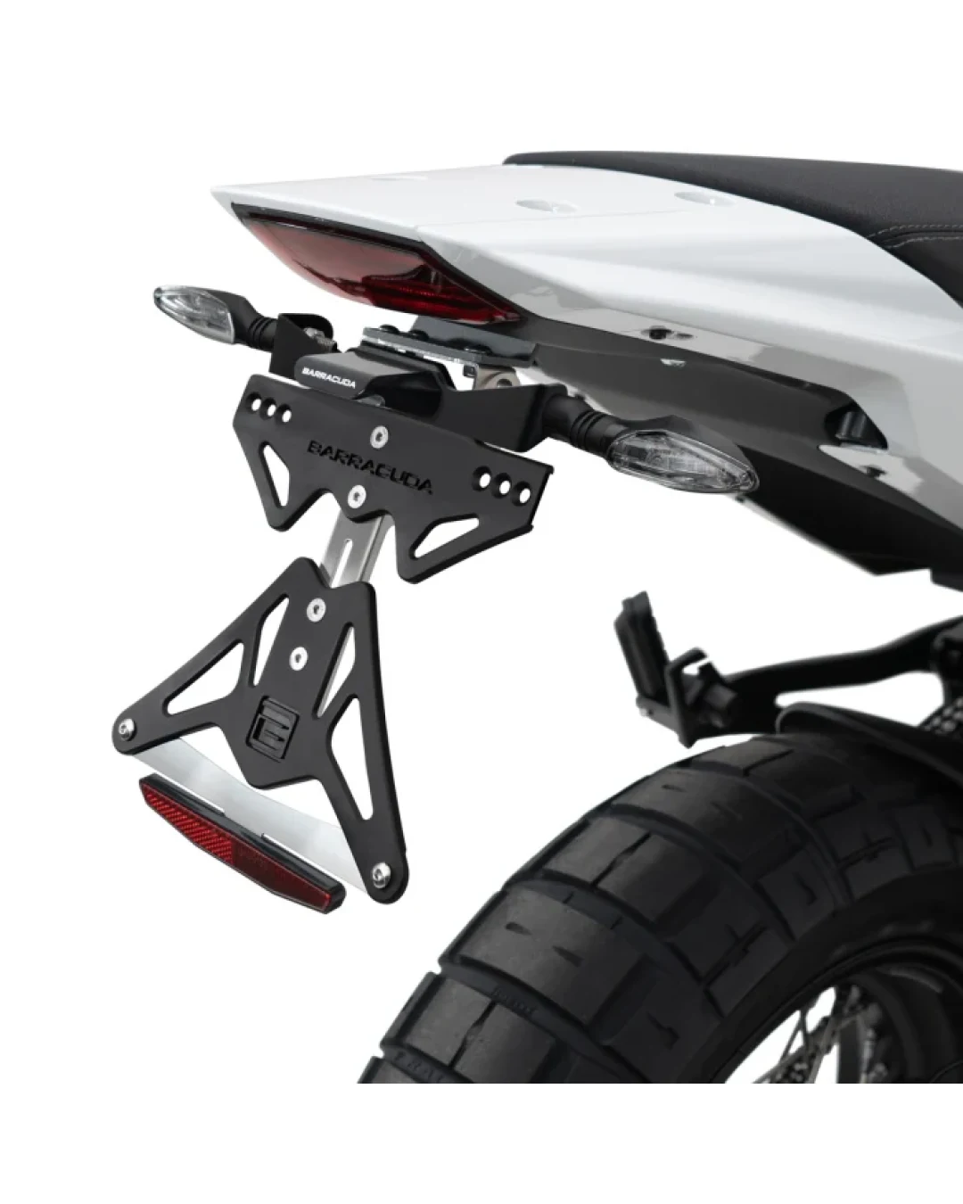Стойка за номер за оригинални мигачи BARRACUDA MotoMorini X-cape (2022)