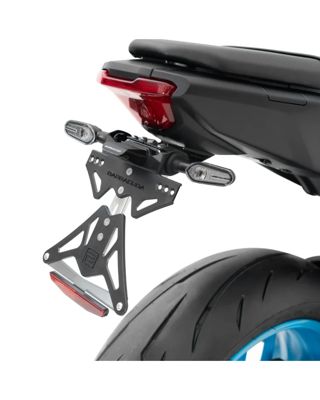 Стойка за номер за оригинални мигачи BARRACUDA Yamaha MT-07 2025